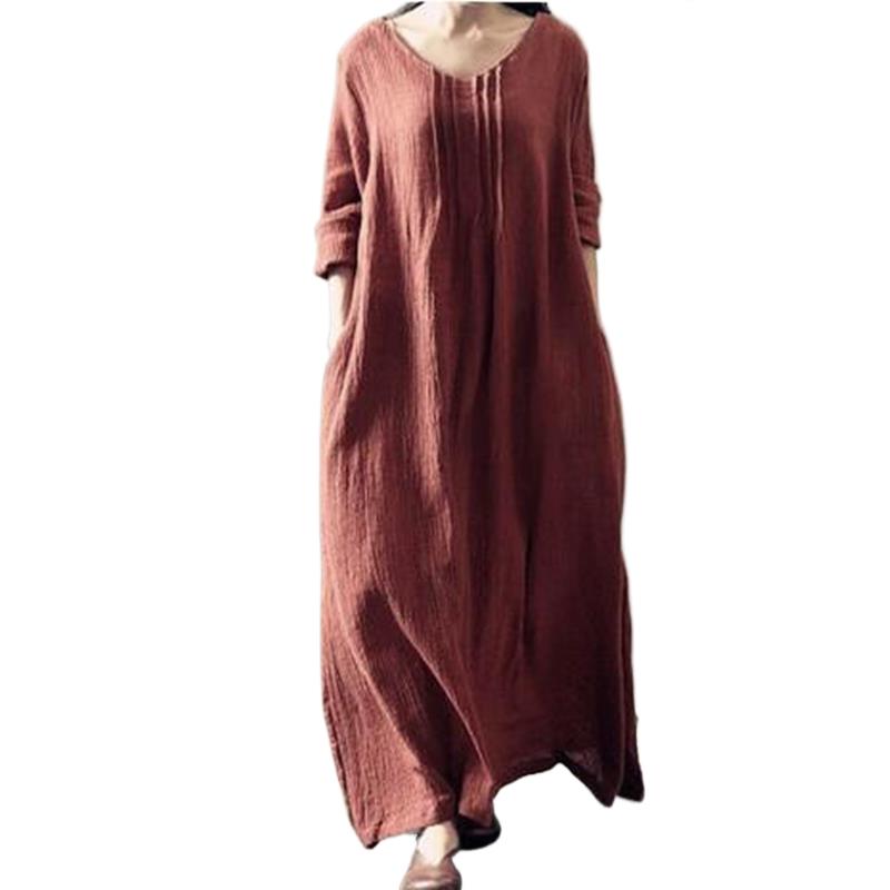 2025 Cotton Linen Vintage Full – Linen Dress Wrap recenzja i cena