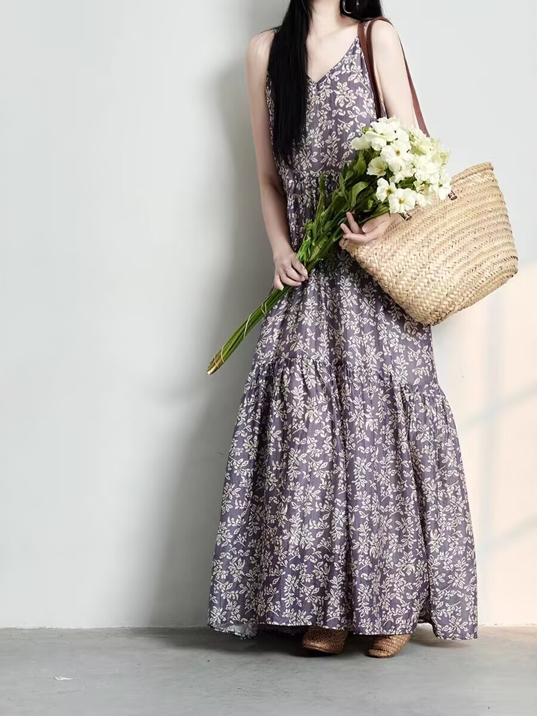Elegant Japanese Style plus Si – Linen Dress Wrap recenzja i cena