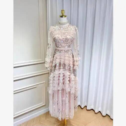 Summer Autumn Fashion Flower E – Linen Dress Wrap recenzja i cena