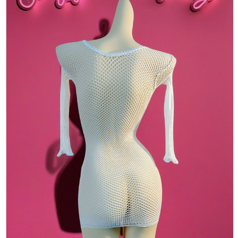 1PC Women Fishnet Cover Up Wit – Cover Up Kaftan recenzja i cena