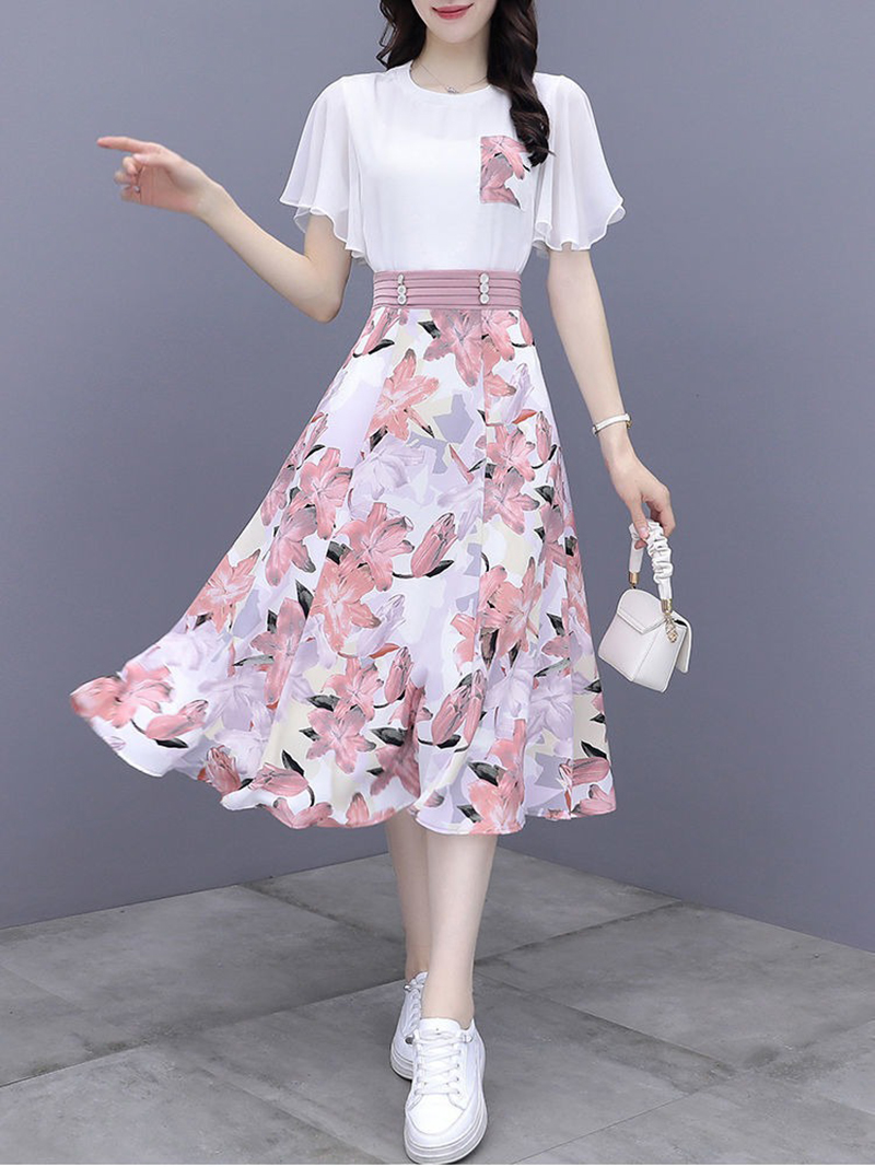 Women's Suits Summer 2022 New  – Romper Floral Print recenzja i cena
