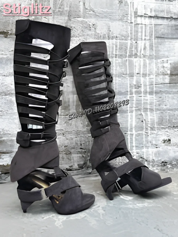Retro Cross-tied Roman Sandals – Sandal Strappy Heeled recenzja i cena