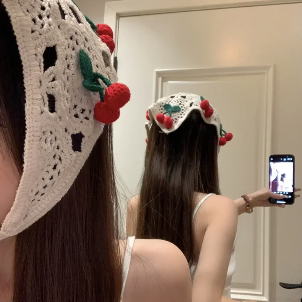 Sweet French Pastoral Style Tr – Headband Summer Knit recenzja i cena