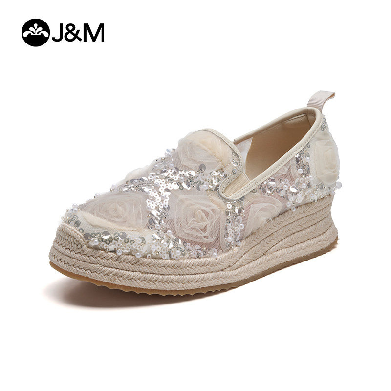 2026 J&M Women Wedges Fashion  – Wedge Espadrille Women recenzja i cena
