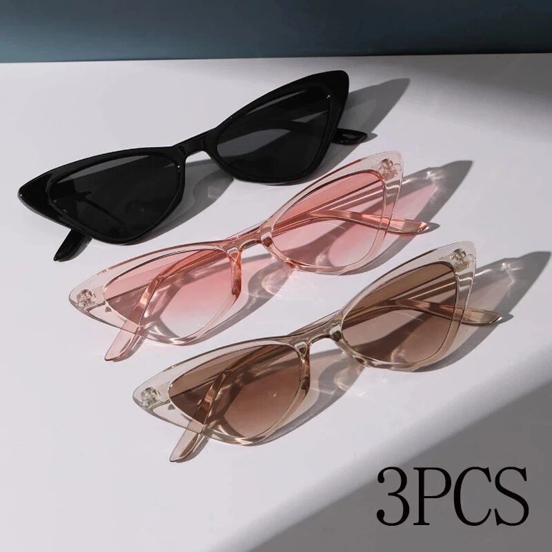 3 Pairs Per Set Small Cat Eye  – Sunglasses Cat Eye recenzja i cena