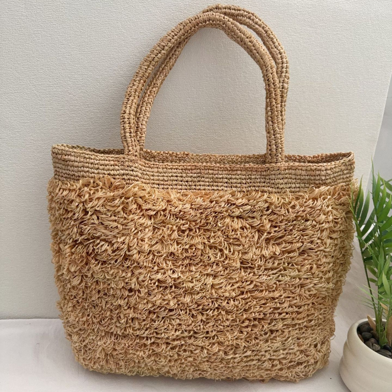 Raffia Hand-crocheted Shoulder – Crochet Bag Raffia recenzja i cena