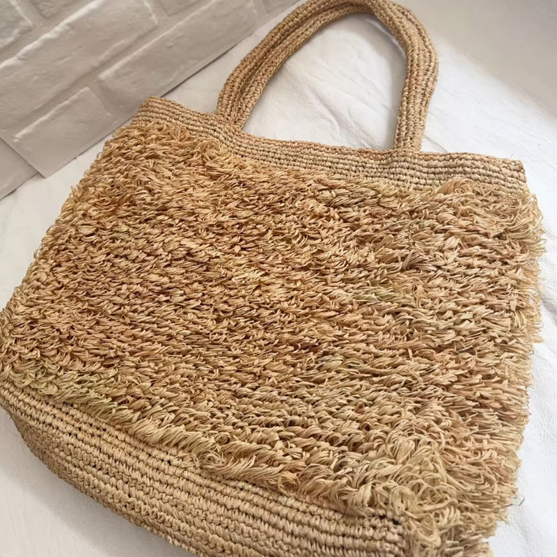Raffia Hand-crocheted Shoulder – Crochet Bag Raffia recenzja i cena