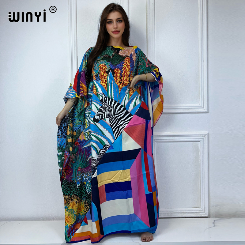 WINYI new high quality Print k – Cover Up Kaftan recenzja i cena
