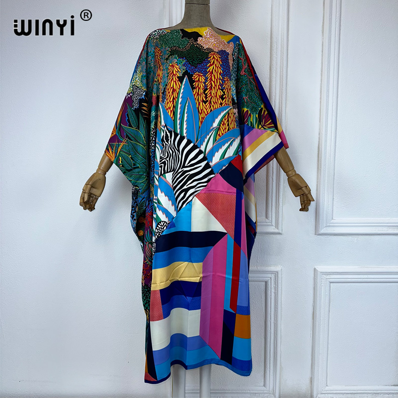 WINYI new high quality Print k – Cover Up Kaftan recenzja i cena