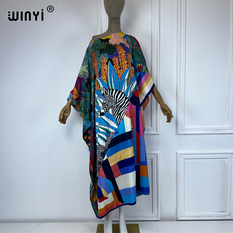 WINYI new high quality Print k – Cover Up Kaftan recenzja i cena