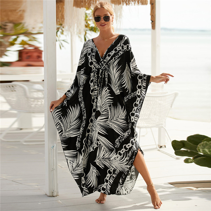 Women's Plus Size Animal Print – Cover Up Kaftan recenzja i cena