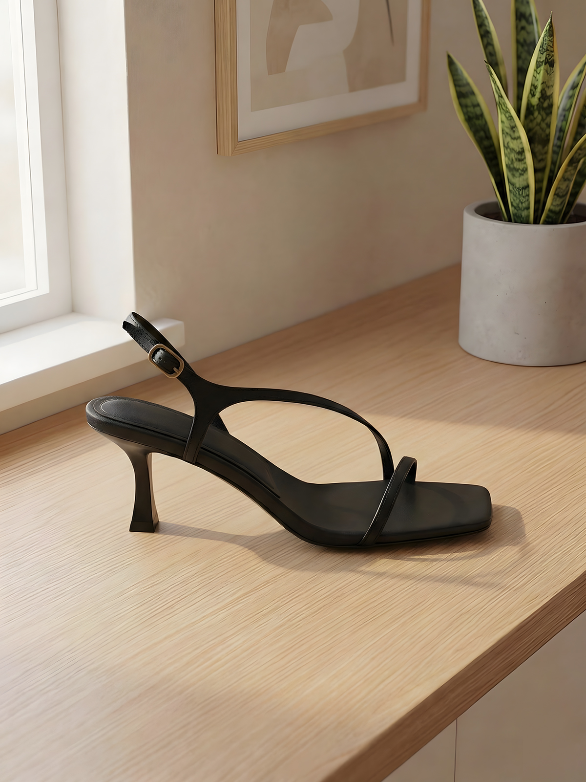Elegant Genuine Leather Strapp – Sandal Strappy Heeled recenzja i cena