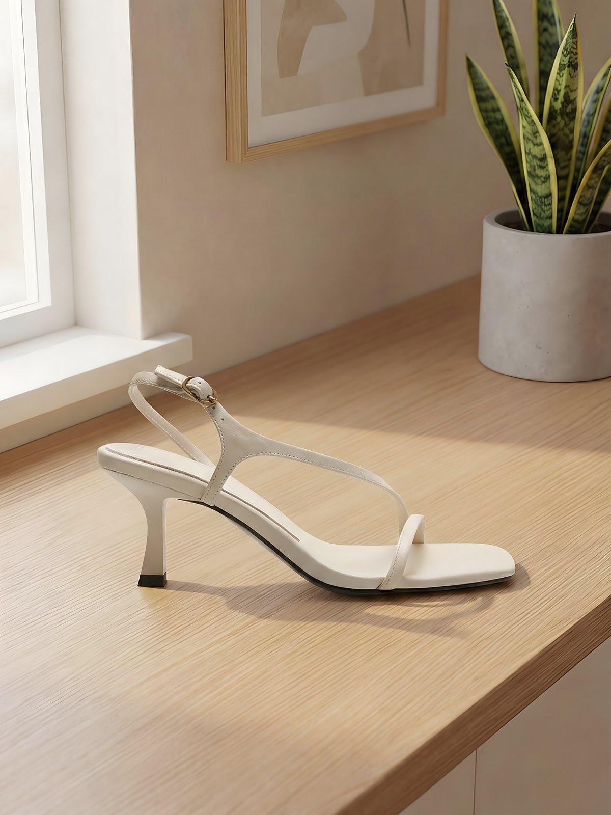 Elegant Genuine Leather Strapp – Sandal Strappy Heeled recenzja i cena