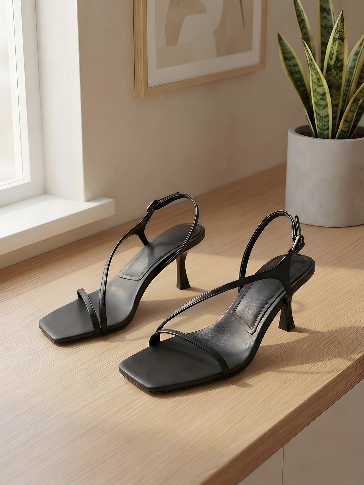 Elegant Genuine Leather Strapp – Sandal Strappy Heeled recenzja i cena