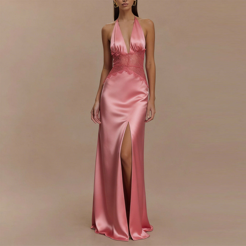 Sexy Backless Halter Maxi Dres – Maxi Dress Halter recenzja i cena