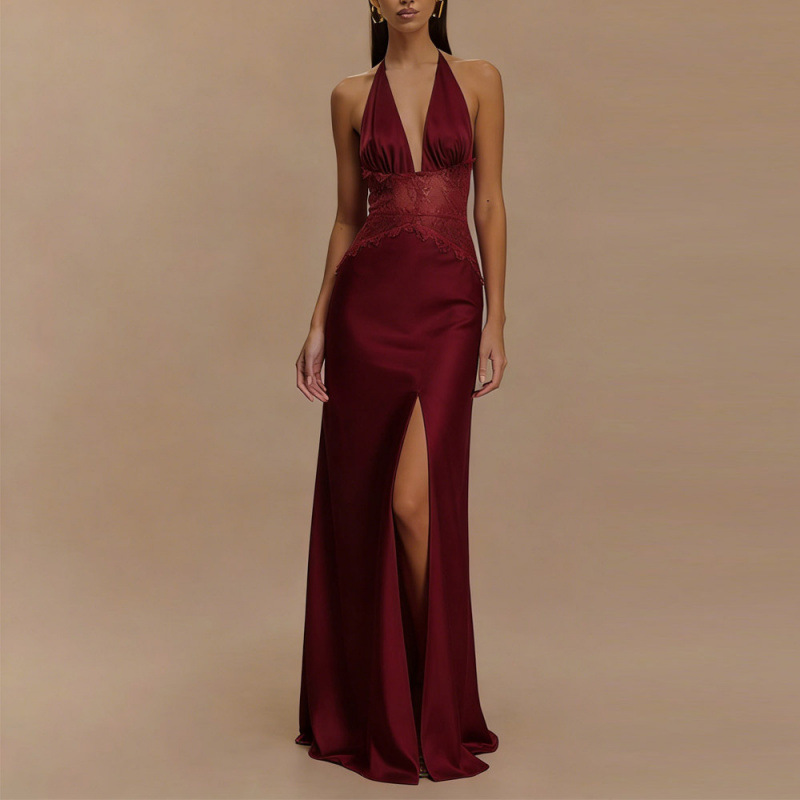 Sexy Backless Halter Maxi Dres – Maxi Dress Halter recenzja i cena