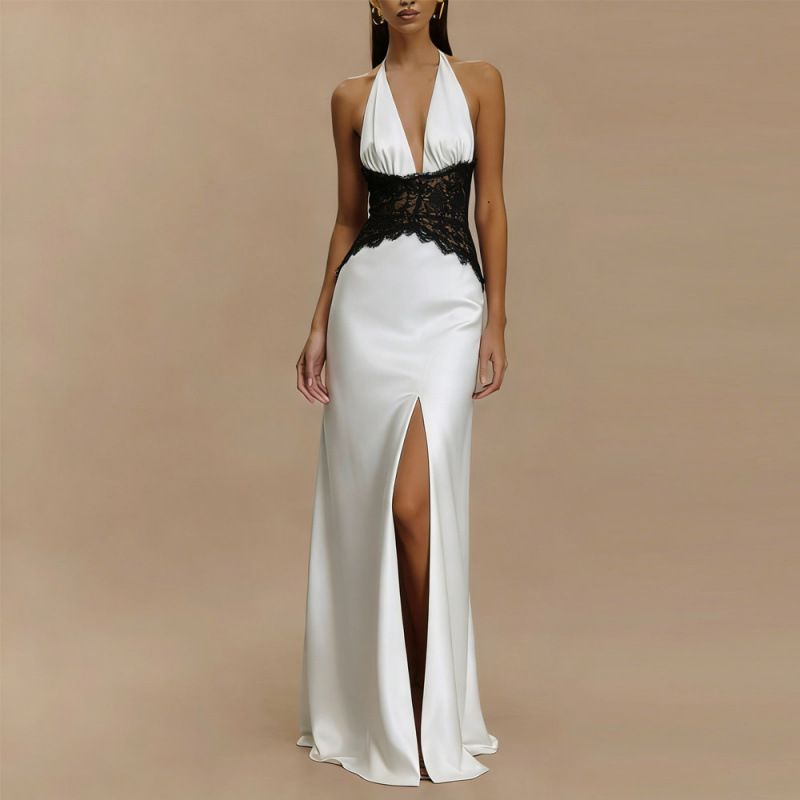 Sexy Backless Halter Maxi Dres – Maxi Dress Halter recenzja i cena