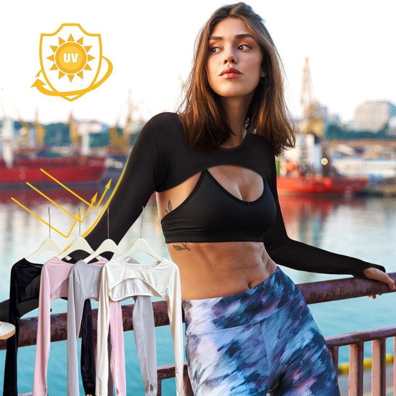 Modal Ice Silk Arm Sleeves Ult – Crop Top Crochet recenzja i cena