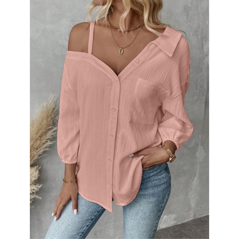 Plus Size1XL-5XL Women Blouses – Blouse Off Shoulder recenzja i cena