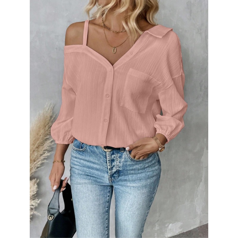 Plus Size1XL-5XL Women Blouses – Blouse Off Shoulder recenzja i cena