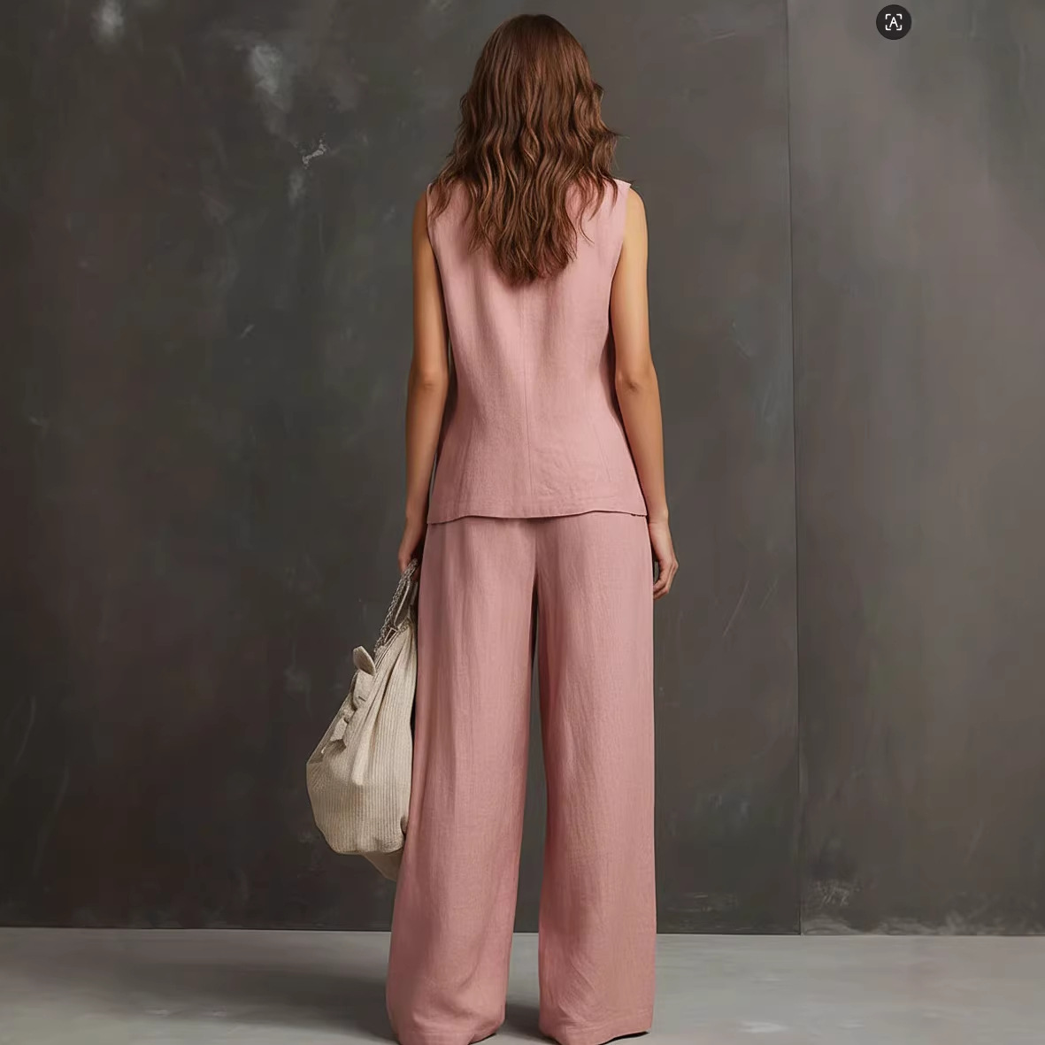 2026 summer women's clothing l – Linen Pant Wide recenzja i cena