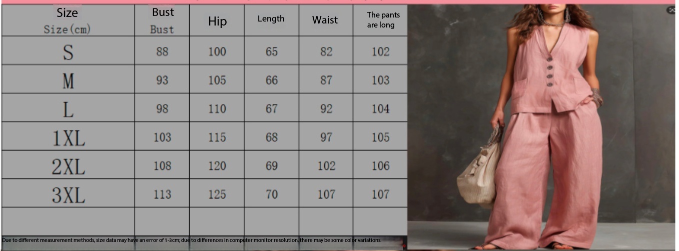 2026 summer women's clothing l – Linen Pant Wide recenzja i cena