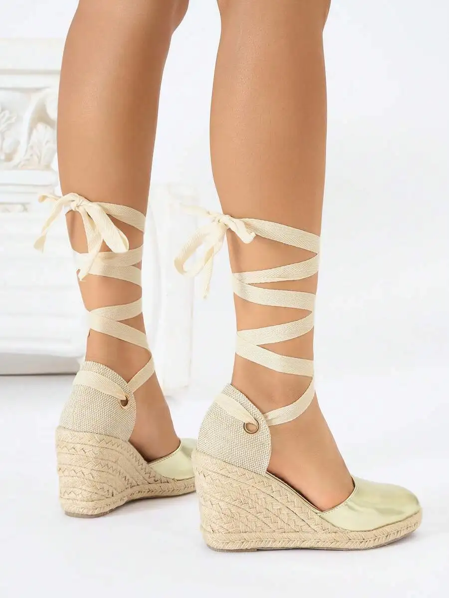 Metallic Cap Toe Espadrille We – Wedge Espadrille Women recenzja i cena