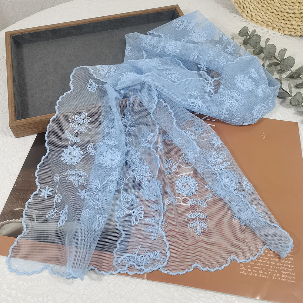Lace Sunflower Silk Scarf Fair – Headband Summer Knit recenzja i cena