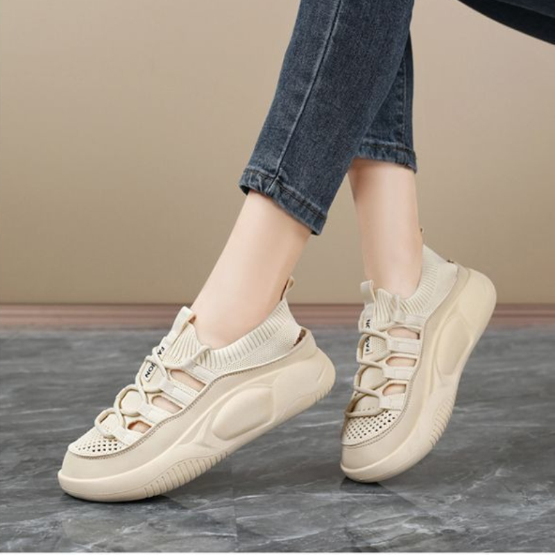 Women's Openwork Breathable Ov – Wedge Espadrille Women recenzja i cena