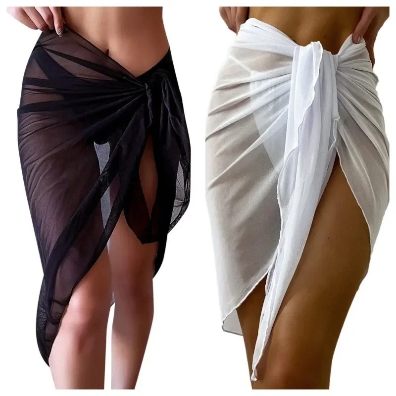 Summer Beach Dress Wrap Sheer  – Cover Up Kaftan recenzja i cena
