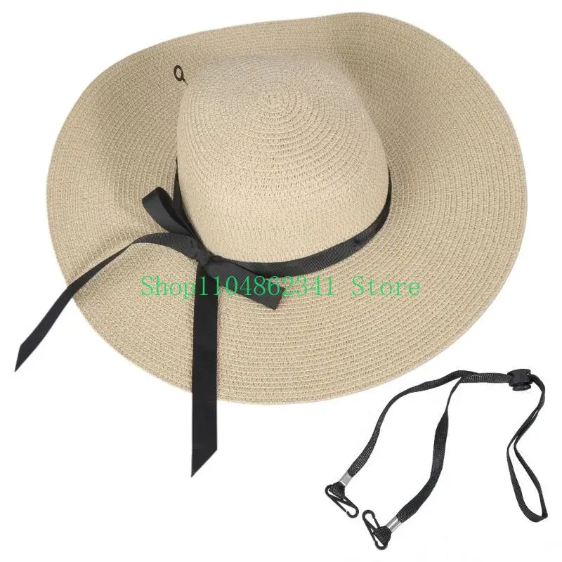 652F Elegant Floppy Straw Hat  – Hat Floppy Wide recenzja i cena